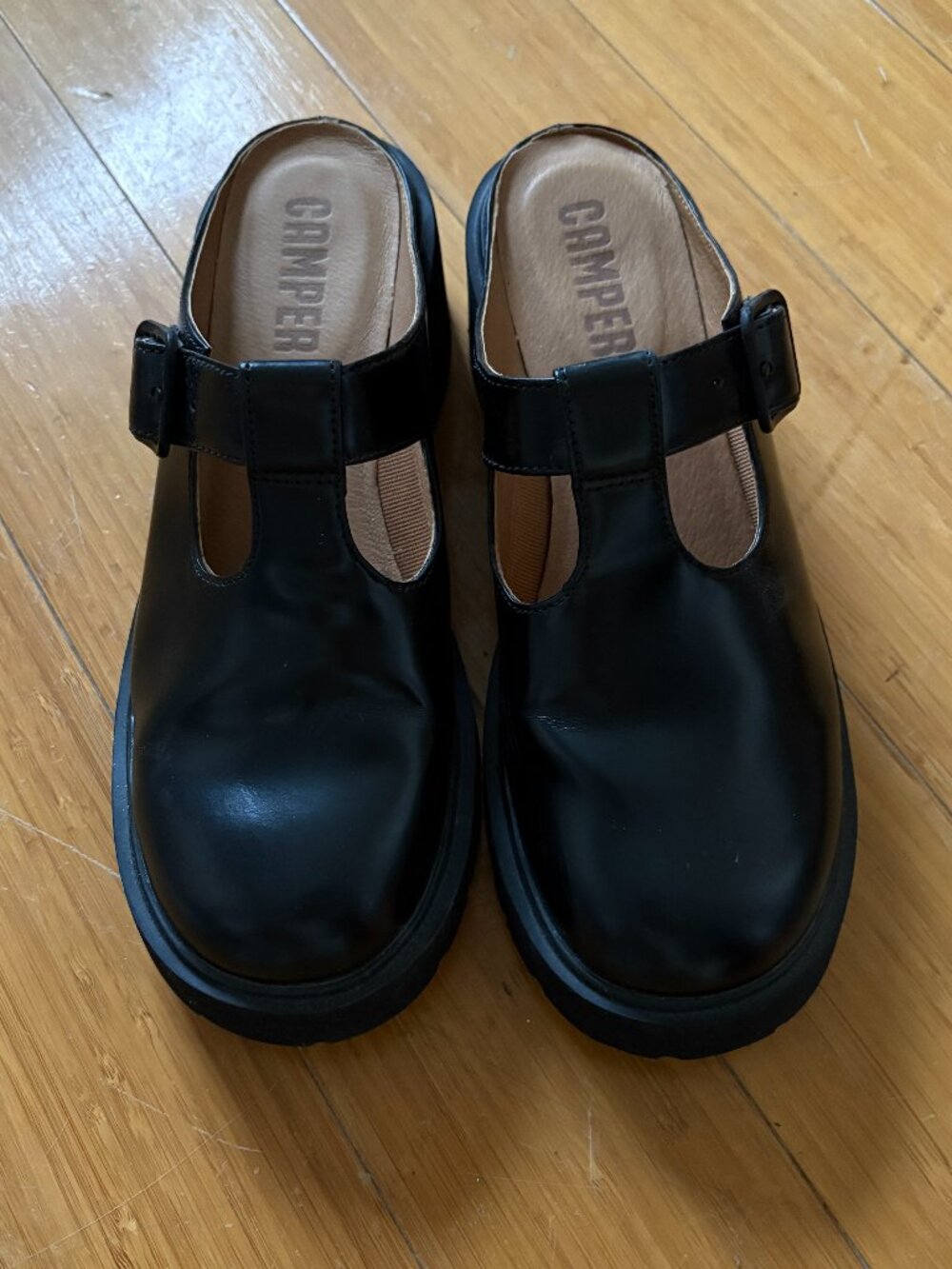 Camper Mary Jane Clogs - Size 9